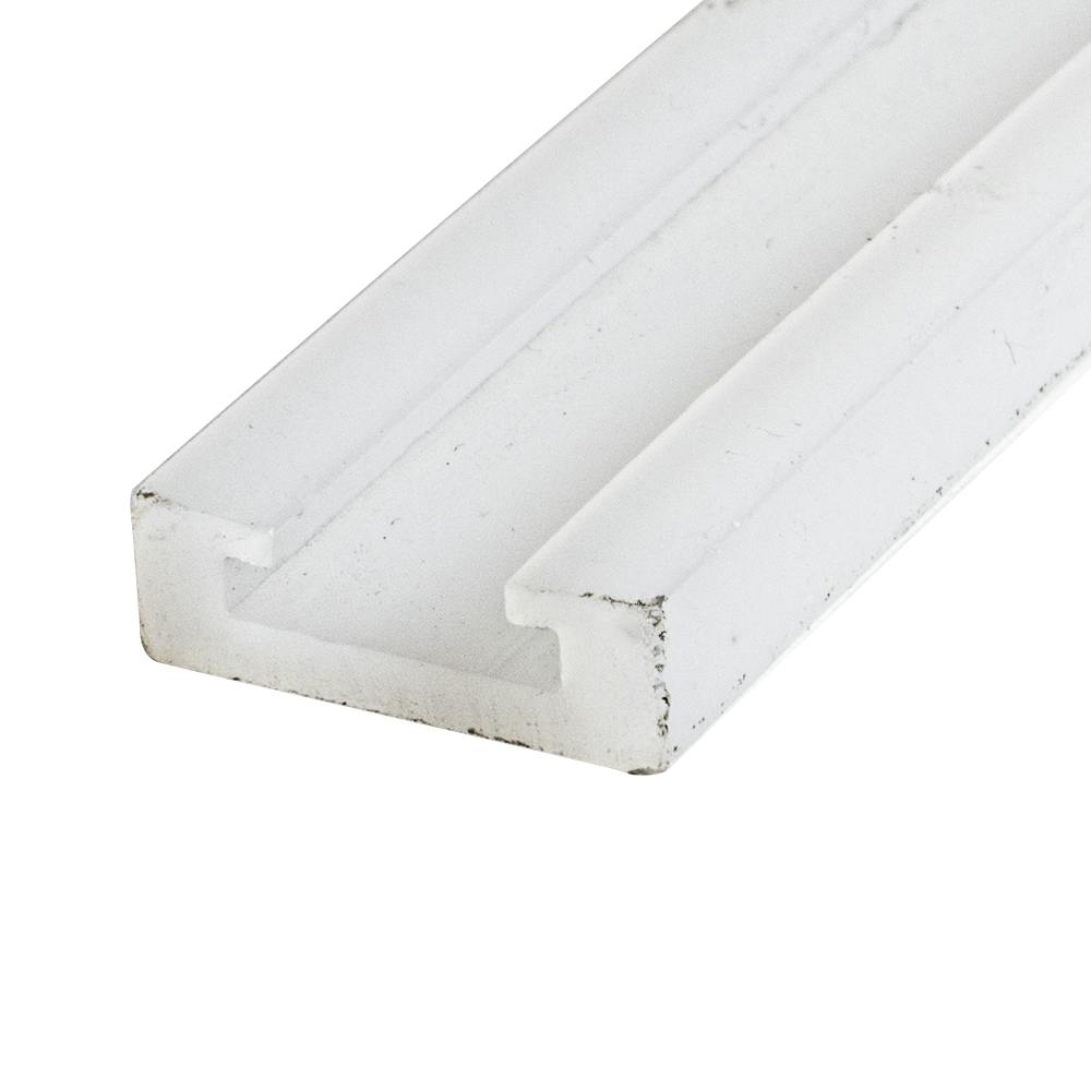 UHMW Flat-Top C-Rail Cover Extruded Profile