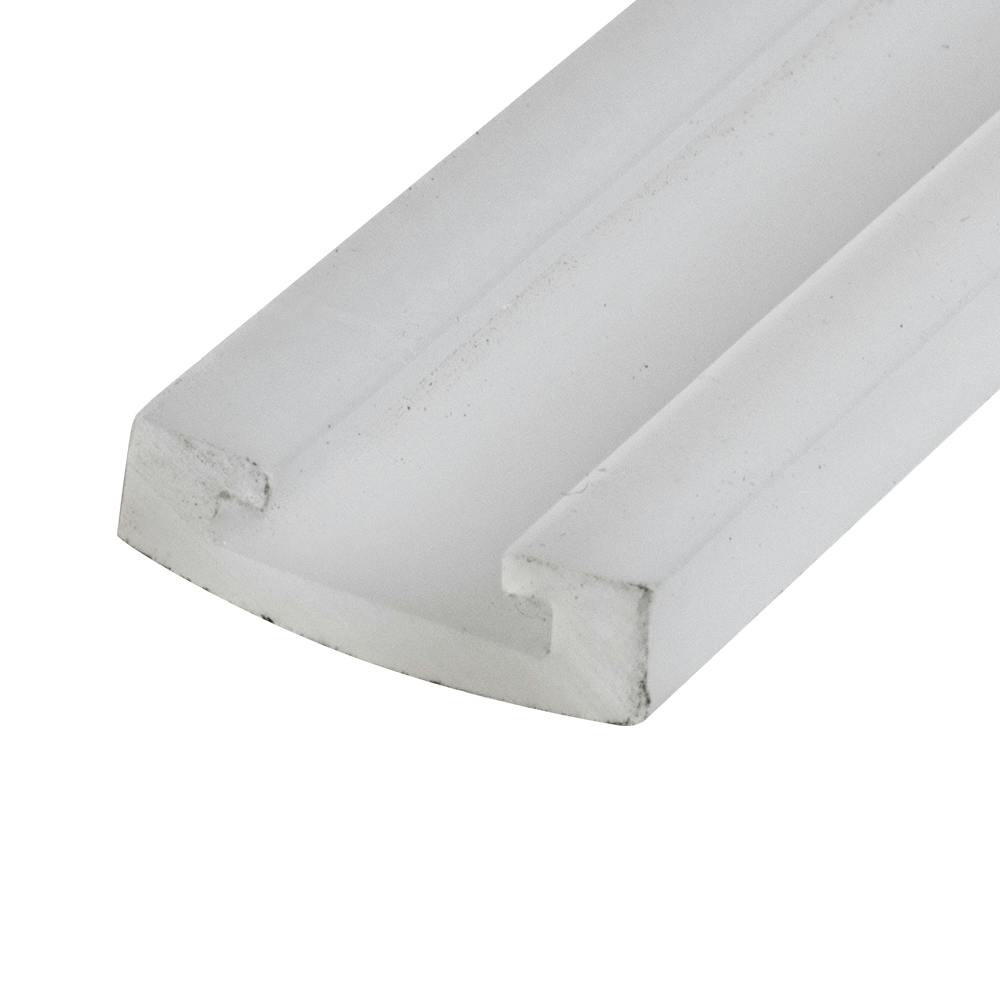 UHMW Round-Top C-Rail Cover Extruded Profile