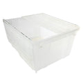 2.7 Cu. Ft. FliPak® Clear Polypropylene Shipping Container - 23.9" L x 19.6" W x 12.6" Hgt.