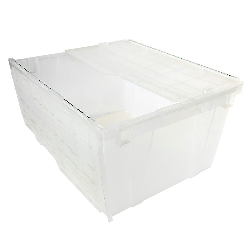 2.7 Cu. Ft. FliPak® Clear Polypropylene Shipping Container - 23.9" L x 19.6" W x 12.6" Hgt.