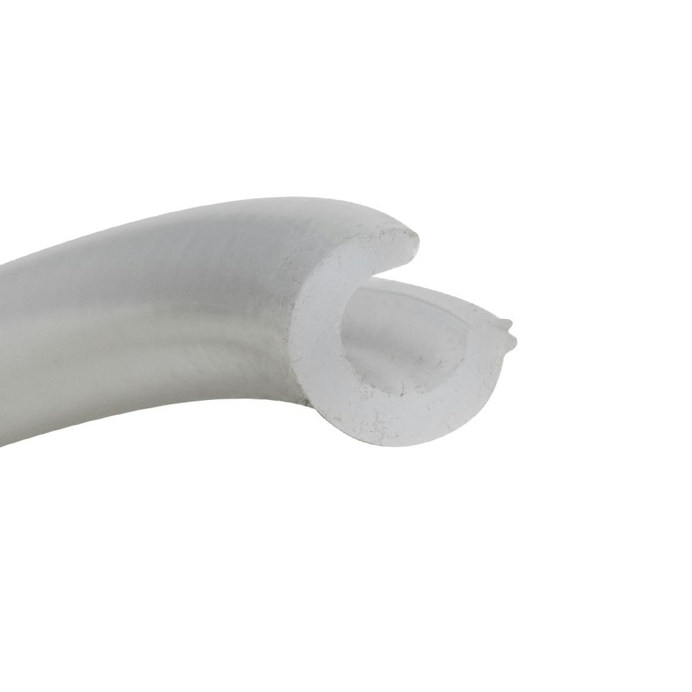 0.375" ID x 0.563" OD UHMW Full Round Snap-On Extruded Profile