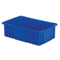 16-1/2" L x 10-7/8" W x 5" Hgt. Dark Blue Divider Box