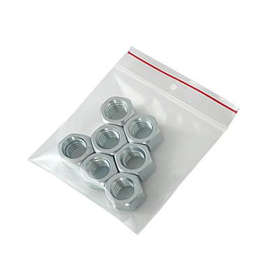 6" W x 6" L x 4 mil Minigrip® Red Line™ Reclosable Sandwich Bags with Hang Holes - Case of 1000
