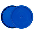 3-1/2 to 5-1/4 Gallon Blue HDPE Economy Round Bucket Lid with Tear Tab