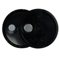 3-1/2 to 5-1/4 Gallon Black HDPE Economy Round Bucket Lid with Pour Spout