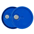 3-1/2 to 5-1/4 Gallon Blue HDPE Economy Round Bucket Lid with Pour Spout