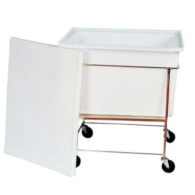 54 Gallon Polyethylene Rectangular Mobile Container 36" L x 26" W x 33-1/2" Hgt.