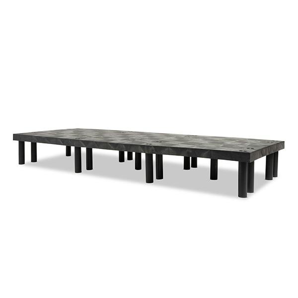 96" L x 36" W x 12" Hgt. Solid Top Dunnage-Rack™ - 3000 lb. Capacity