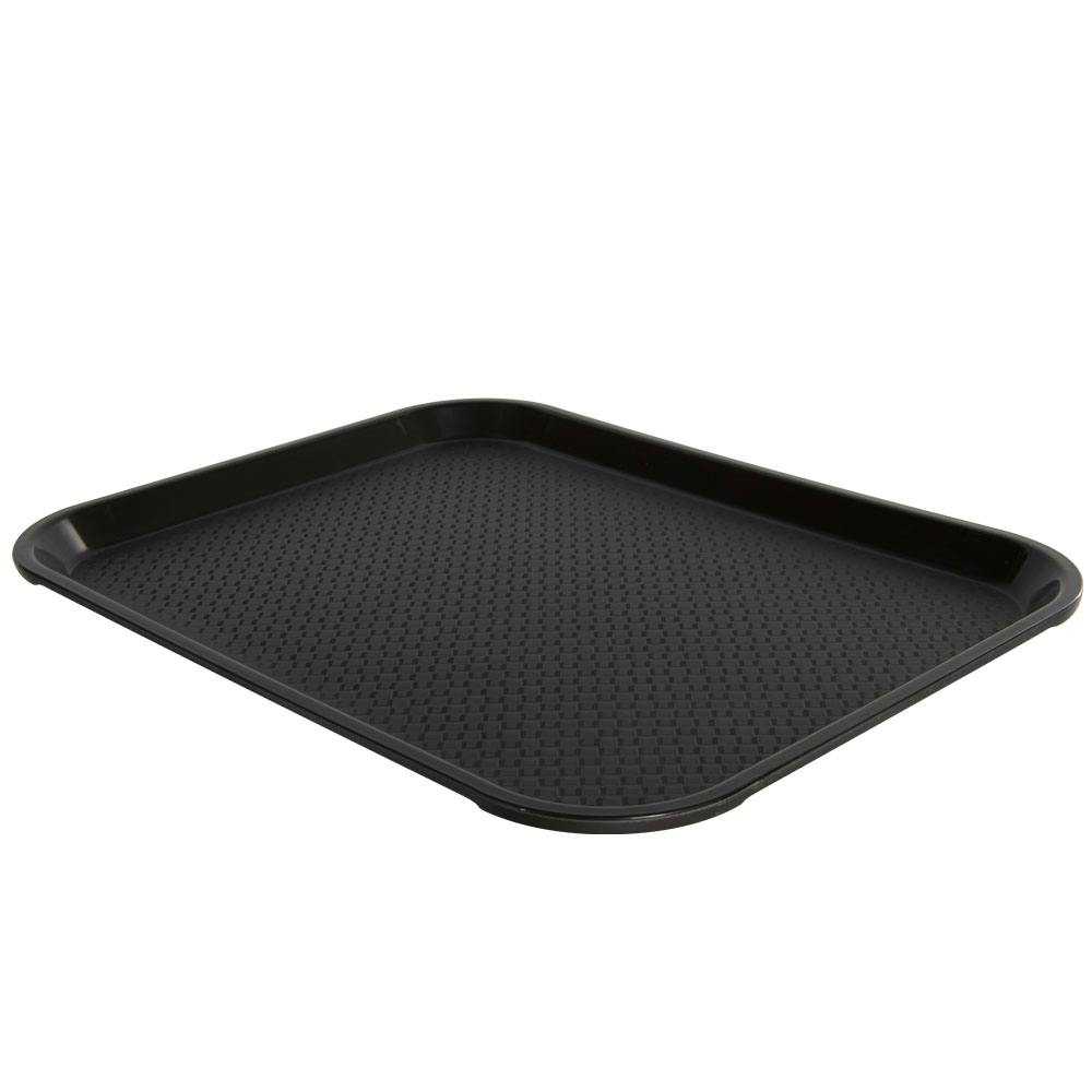 Brown Polypropylene Food Tray - 17-7/8" L x 14" W x 1-1/8" Hgt.