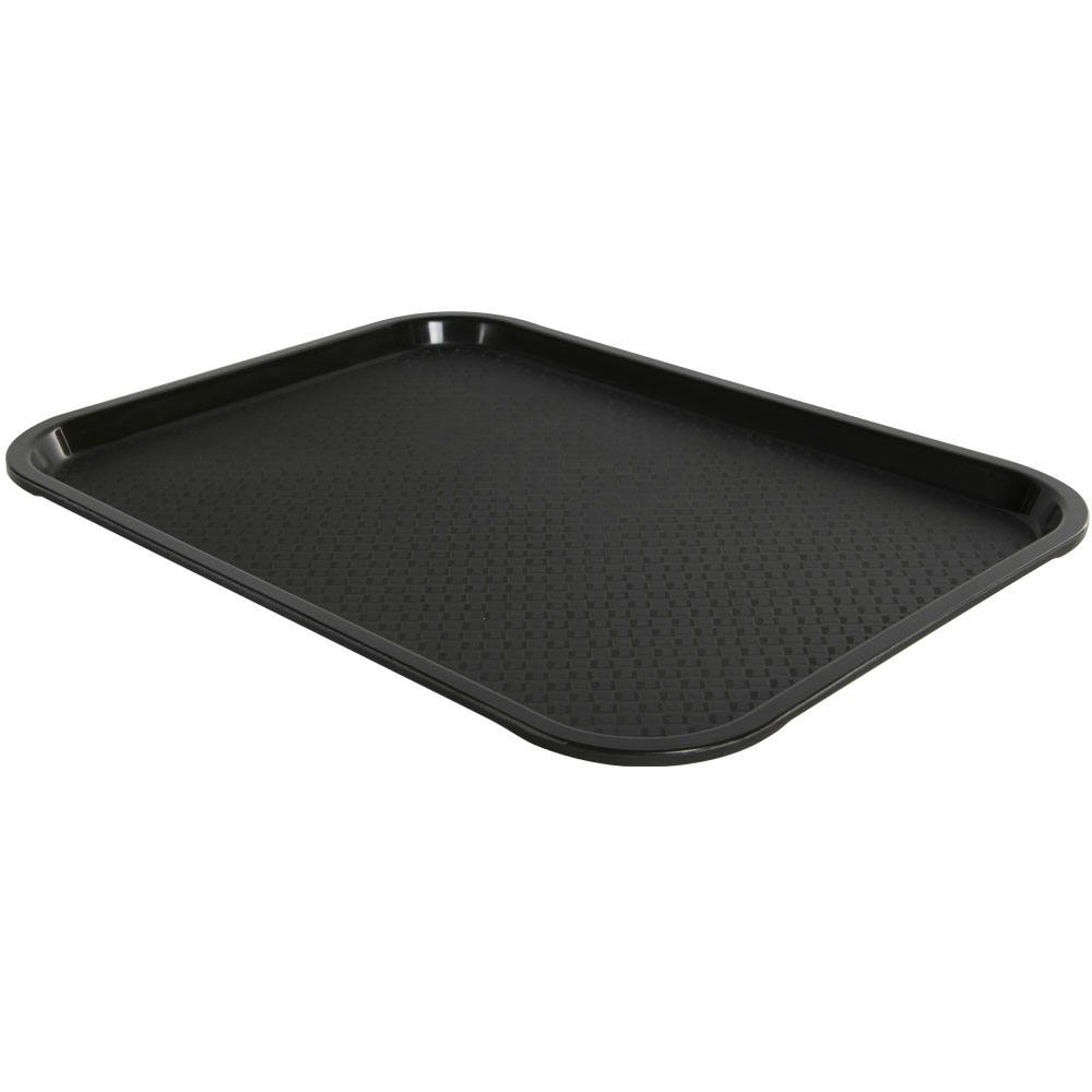 Brown Polypropylene Food Tray - 16-5/16" L x 12-1/16" W x 1" Hgt.