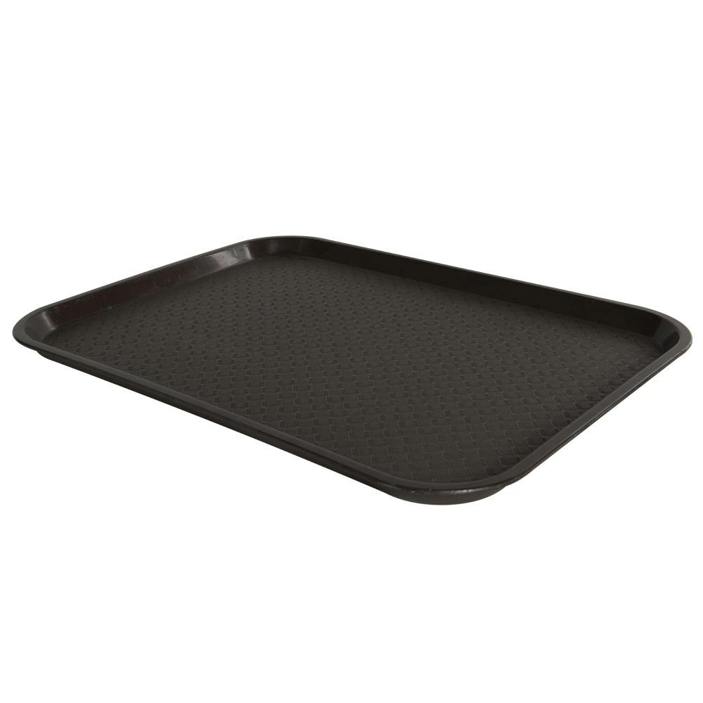 Brown Polypropylene Food Tray - 20-7/16" L x 15-1/8" W x 1-1/8" Hgt.