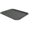 Gray Polypropylene Food Tray - 17-7/8" L x 14" W x 1-1/8" Hgt.