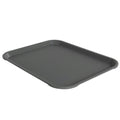 Gray Polypropylene Food Tray - 13-13/16" L x 10-11/16" W x 1" Hgt.