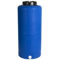40 Gallon Tamco® Vertical Blue PE Tank with 12-1/2" Lid & 3/4" Fitting - 19" Dia. x 41" Hgt.