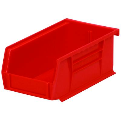 7-3/8" L x 4-1/8" W x 3" Hgt. OD Red Storage Bin