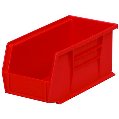 10-7/8" L x 5-1/2" W x 5" Hgt. OD Red Storage Bin