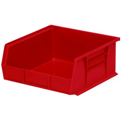 10-7/8" L x 11" W x 5" Hgt. OD Red Storage Bin