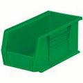10-7/8" L x 5-1/2" W x 5" Hgt. OD Green Storage Bin