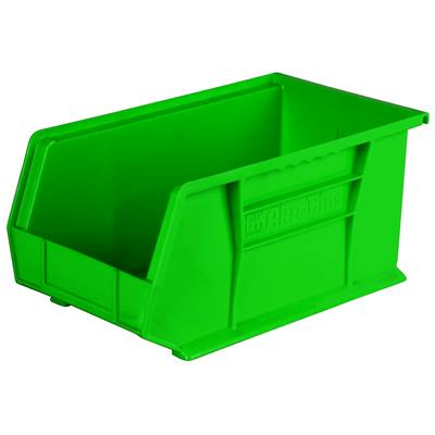 14-3/4" L x 8-1/4" W x 7" Hgt. OD Green Storage Bin