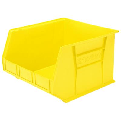 18" L x 16-1/2" W x 11" Hgt. OD Yellow Storage Bin *Not designed for hanging systems.