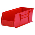 14-3/4" L x 5-1/2" W x 5" Hgt. OD Red Storage Bin