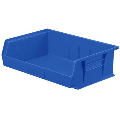 10-7/8" L x 16-1/2" W x 5" Hgt. OD Blue Storage Bin