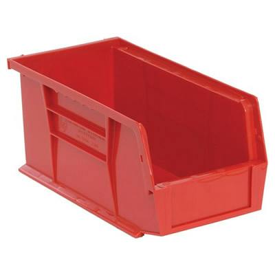 Red Quantum® Ultra Series Stack & Hang Bin - 10-7/8" L x 5-1/2" W x 5" Hgt.