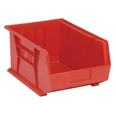 Red Quantum® Ultra Series Stack & Hang Bin - 16" L x 11" W x 8" Hgt.