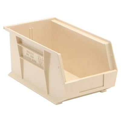 Ivory Quantum® Ultra Series Stack & Hang Bin - 14-3/4" L x 5-1/2" W x 5" Hgt.