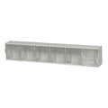 23-5/8" L x 4-1/2" W x 3-5/8" Hgt. White Tip Out Storage System with 6 Bins