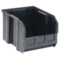 Quantum® Black Conductive Stack & Hang Bin - 10-3/4" L x 8-1/4" W x 7" Hgt.