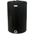 65 Gallon Tamco® Vertical Black PE Tank with 8" Lid & 2" Fitting - 24" Dia. x 38" Hgt.