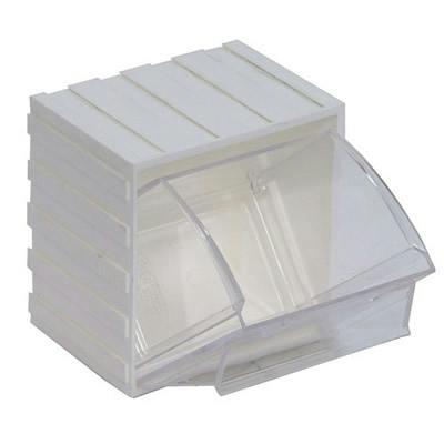 White Tip Out Bin - 2-7/8" L x 3-3/4" W x 4" Hgt.