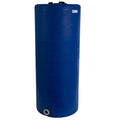 105 Gallon Tamco® Vertical Blue PE Tank with 8" Lid & 2" Fitting - 24" Dia. x 60" Hgt.