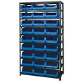 Magnum Bin Unit with 10 Shelves & 27 Blue Bins 19-3/4" L x 12-3/8" W x 5-7/8" Hgt.