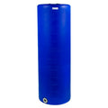 135 Gallon Tamco® Vertical Blue PE Tank with 8" Lid & 2" Fitting - 24" Dia. x 76" Hgt.