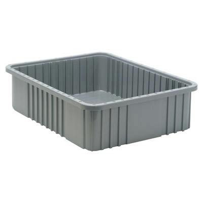 Gray Dividable Grid Container - 22-1/2" L x 17-1/2" W x 6" Hgt.