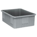 Gray Dividable Grid Container - 22-1/2" L x 17-1/2" W x 8" Hgt.
