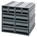 Interlocking Storage Cabinet with 4 IDR 201 & 6 IDR 203 Drawers