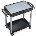 Gray Utility Workstation™ Cart - 43" L x 22" W x 39" Hgt.