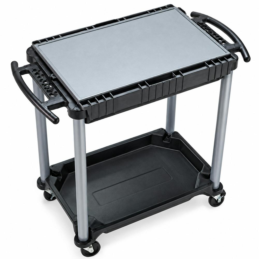 Gray Utility Workstation™ Cart - 43" L x 22" W x 39" Hgt.