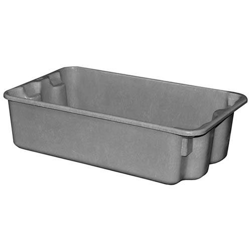 17-7/8" L x 10-5/8" W x 5" Hgt. Gray Nest & Stack Box