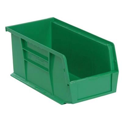 Green Quantum® Ultra Series Stack & Hang Bin - 10-7/8" L x 5-1/2" W x 5" Hgt.