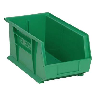 Green Quantum® Ultra Series Stack & Hang Bin - 14-3/4" L x 5-1/2" W x 5" Hgt.