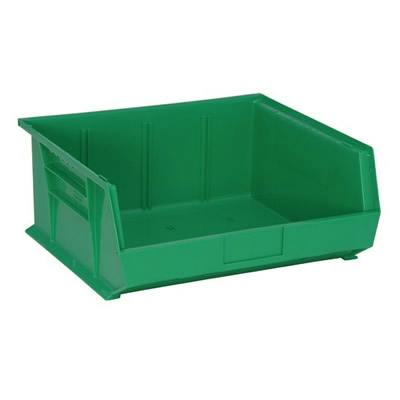 Green Quantum® Ultra Series Stack & Hang Bin - 14-3/4" L x 16-1/2" W x 7" Hgt.