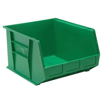 Green Quantum® Ultra Series Stack & Hang Bin - 18" L x 16-1/2" W x 11" Hgt.
