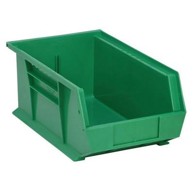 Green Quantum® Ultra Series Stack & Hang Bin - 13-5/8" L x 8-1/4" W x 6" Hgt.
