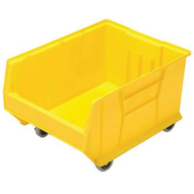 Yellow Quantum® HULK Mobile Bin - 23-7/8" L x 18-1/4" W x 12" Hgt.