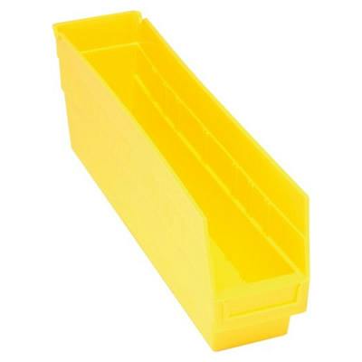 17-7/8" L x 4-1/8" W x 6" Hgt. Yellow Quantum® Store-More Shelf Bin