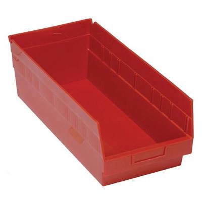 17-7/8" L x 8-3/8" W x 6" Hgt. Red Quantum® Store-More Shelf Bin